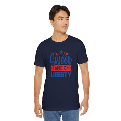 Sweet Land Of Liberty -  Men's Jersey Short Sleeve Tee