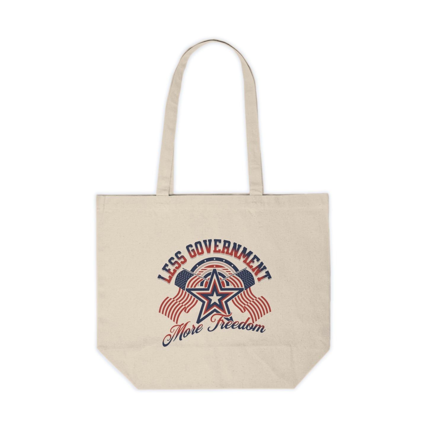 Less Government - Canvas Shopping Tote