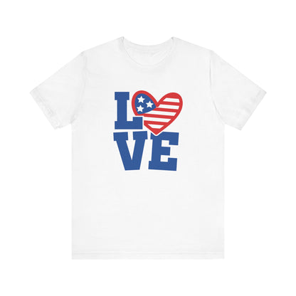 Love America - Ladies Jersey Short Sleeve Tee