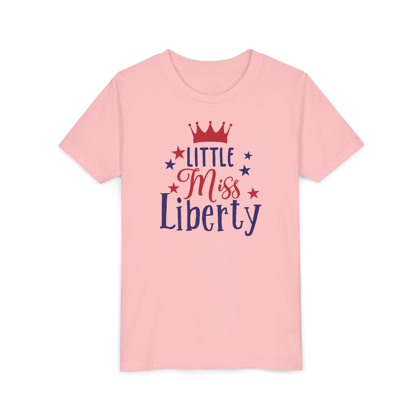 Little Miss Liberty - Girls Youth Short Sleeve Tee