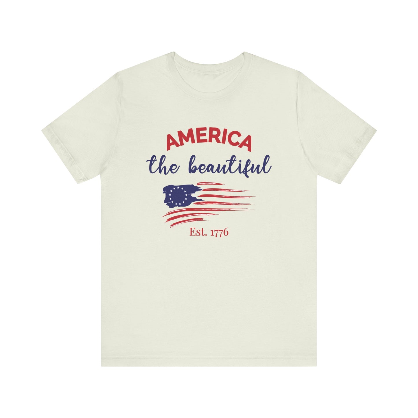 America The Beautiful - Ladies Jersey Short Sleeve Tee