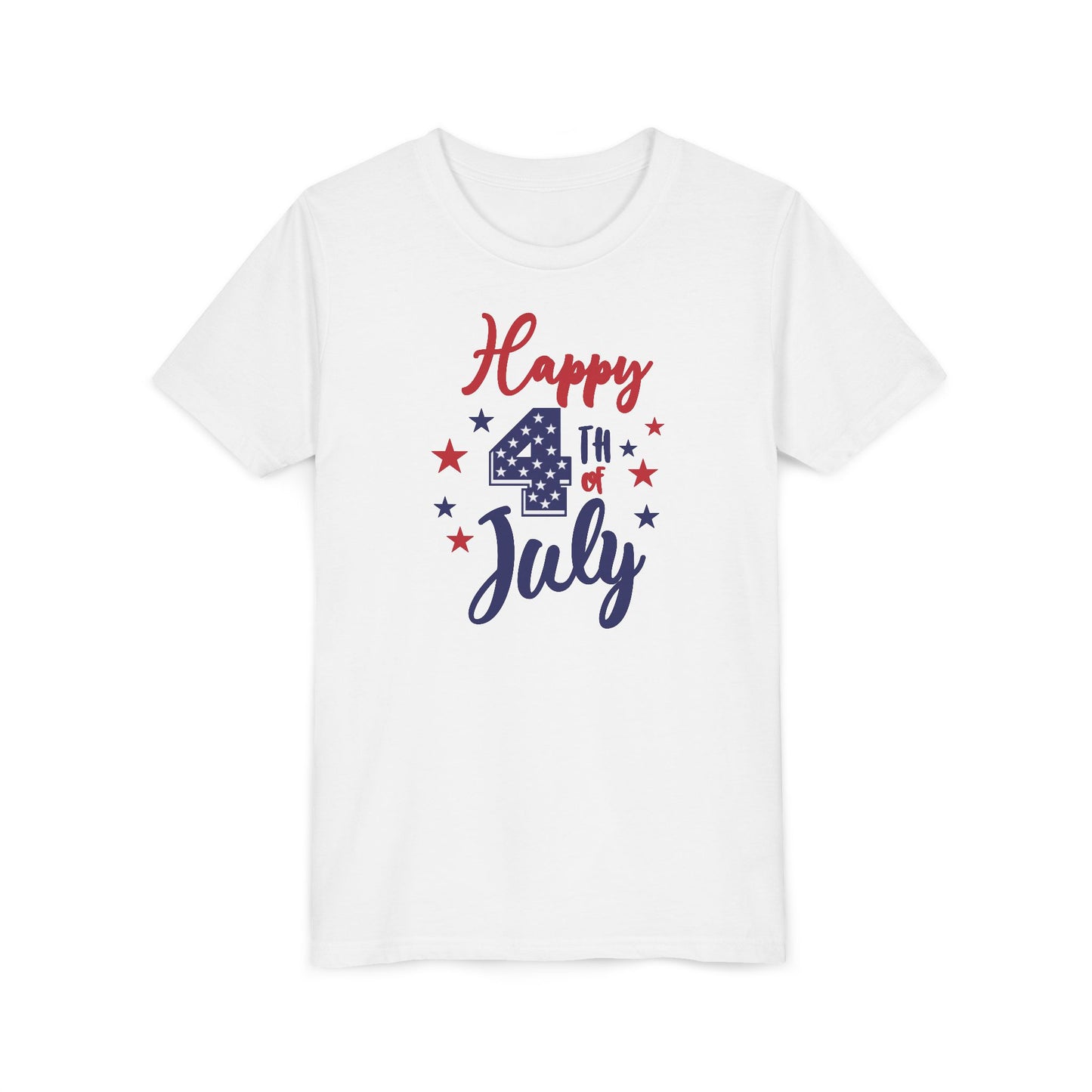 Happy 4th of July - Boys Youth Short Sleeve Tee