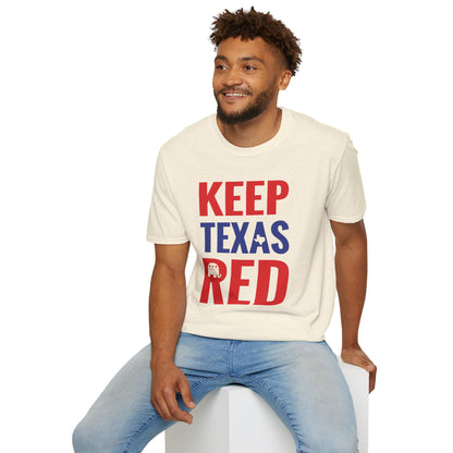 Keep Texas Red -  Men's Softstyle T-Shirt