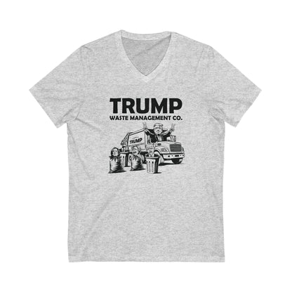 Trump Waste Management -  Men's Jersey Short Sleeve V-Neck Tee