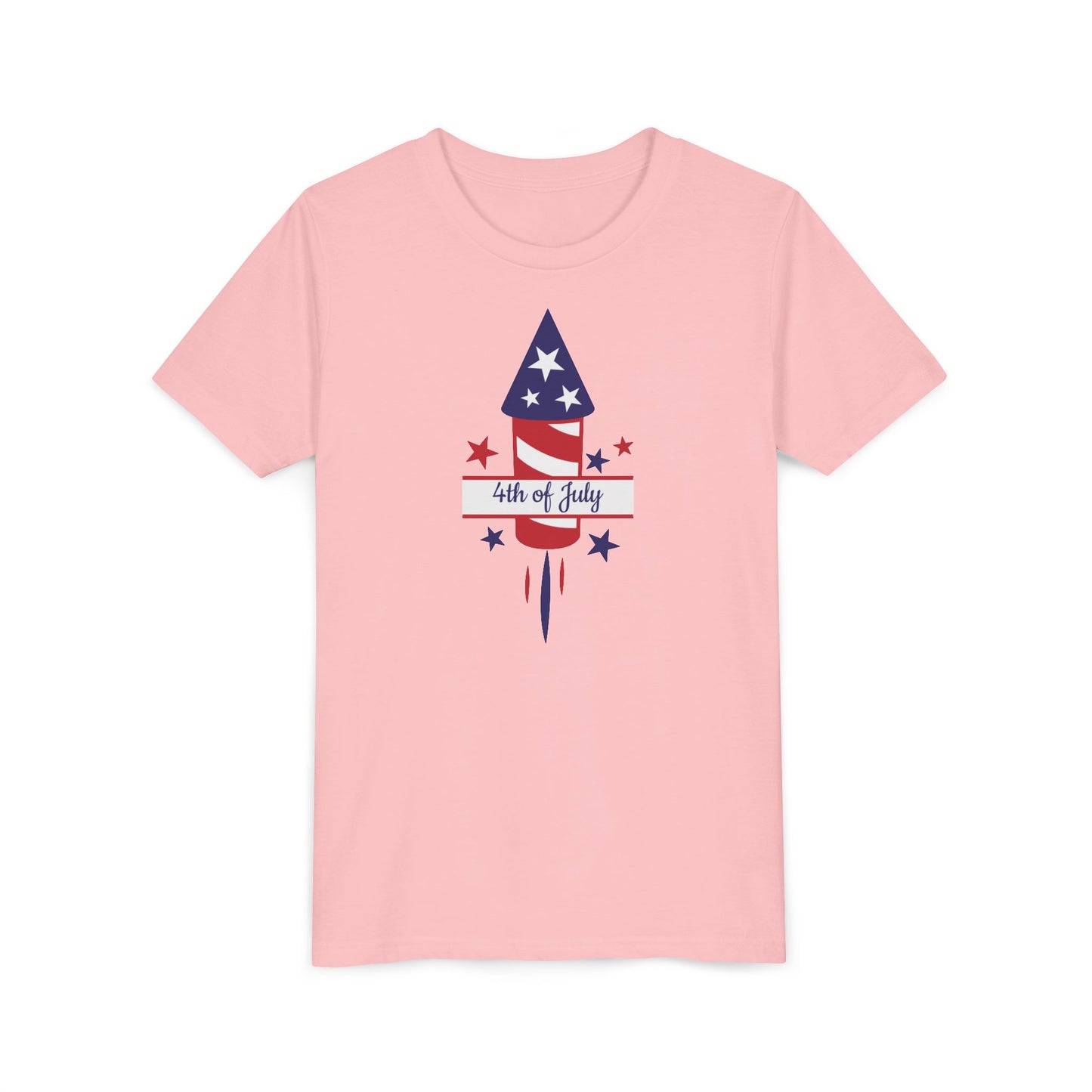 Fourth of July - Girls Youth Short Sleeve Tee