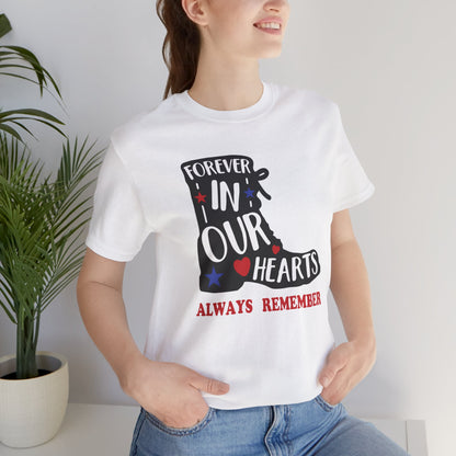 Forever In Our Hearts Boot - Ladies Jersey Short Sleeve Tee