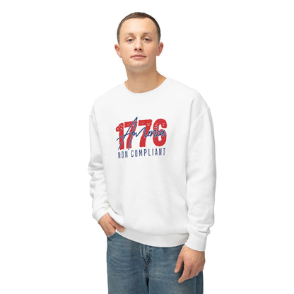 1776 Non Compliant - Men's Lightweight Crewneck Sweatshirt