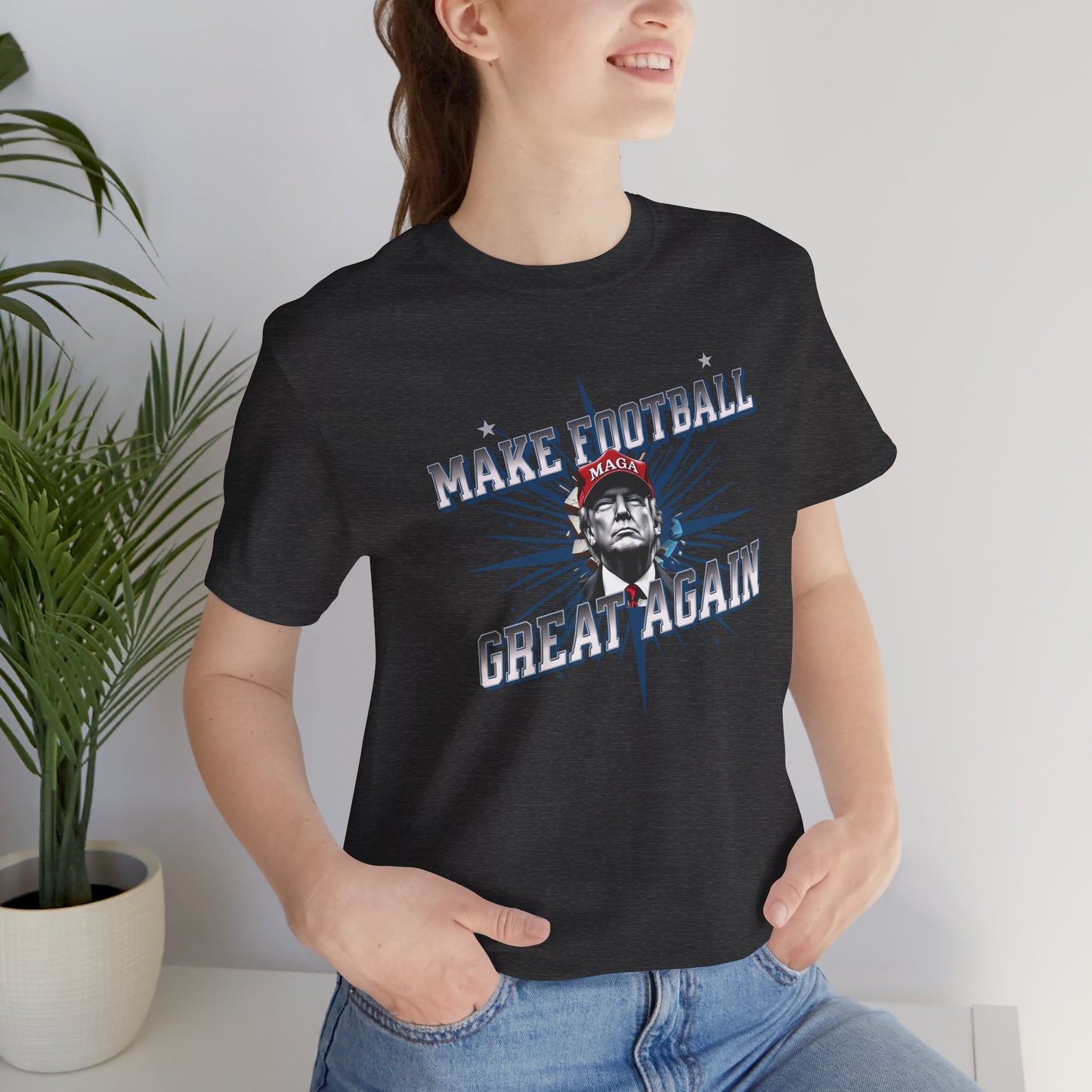 Make Football Great Again - Ladies Jersey Short Sleeve Tee