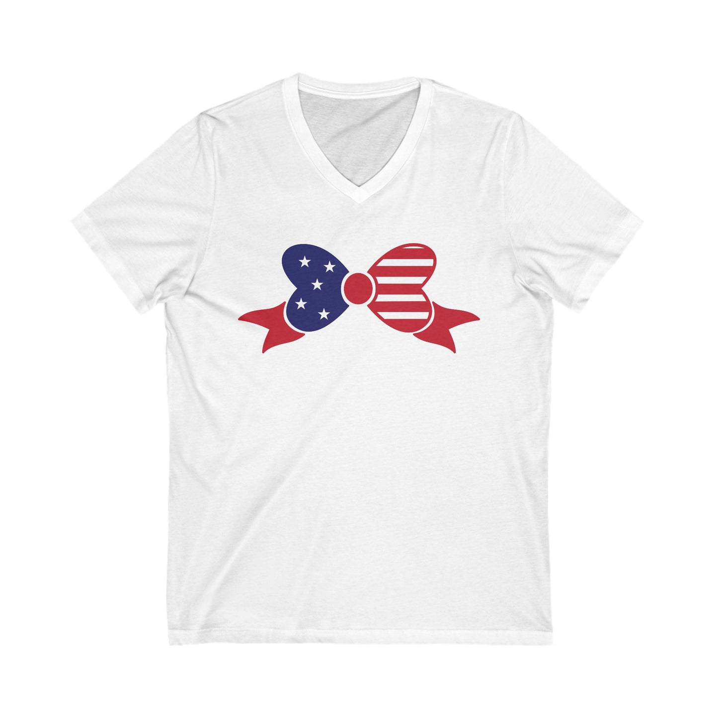 American Bow - Jersey Short Sleeve V-Neck Tee