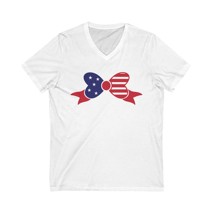 American Bow - Jersey Short Sleeve V-Neck Tee