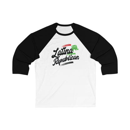 Latina Republican - 3\4 Sleeve Baseball Tee