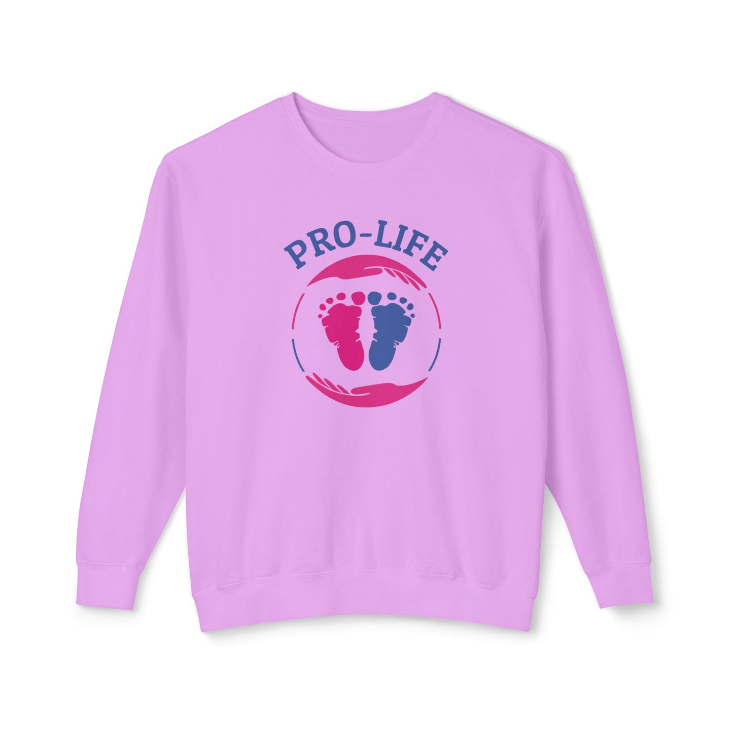 Pro Life - Ladies Lightweight Crewneck Sweatshirt