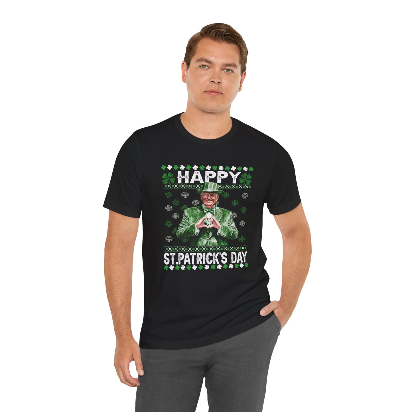 Trump St. Patrick's Day -  Men's Jersey Short Sleeve Tee