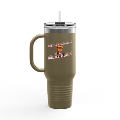 Make Common Sense Great Again - Insulated Travel Mug, 40oz