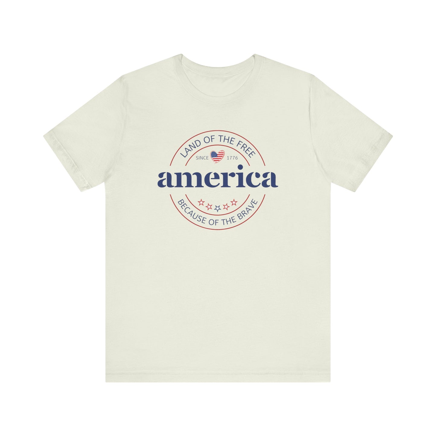 Land Of The Free - Ladies Jersey Short Sleeve Tee