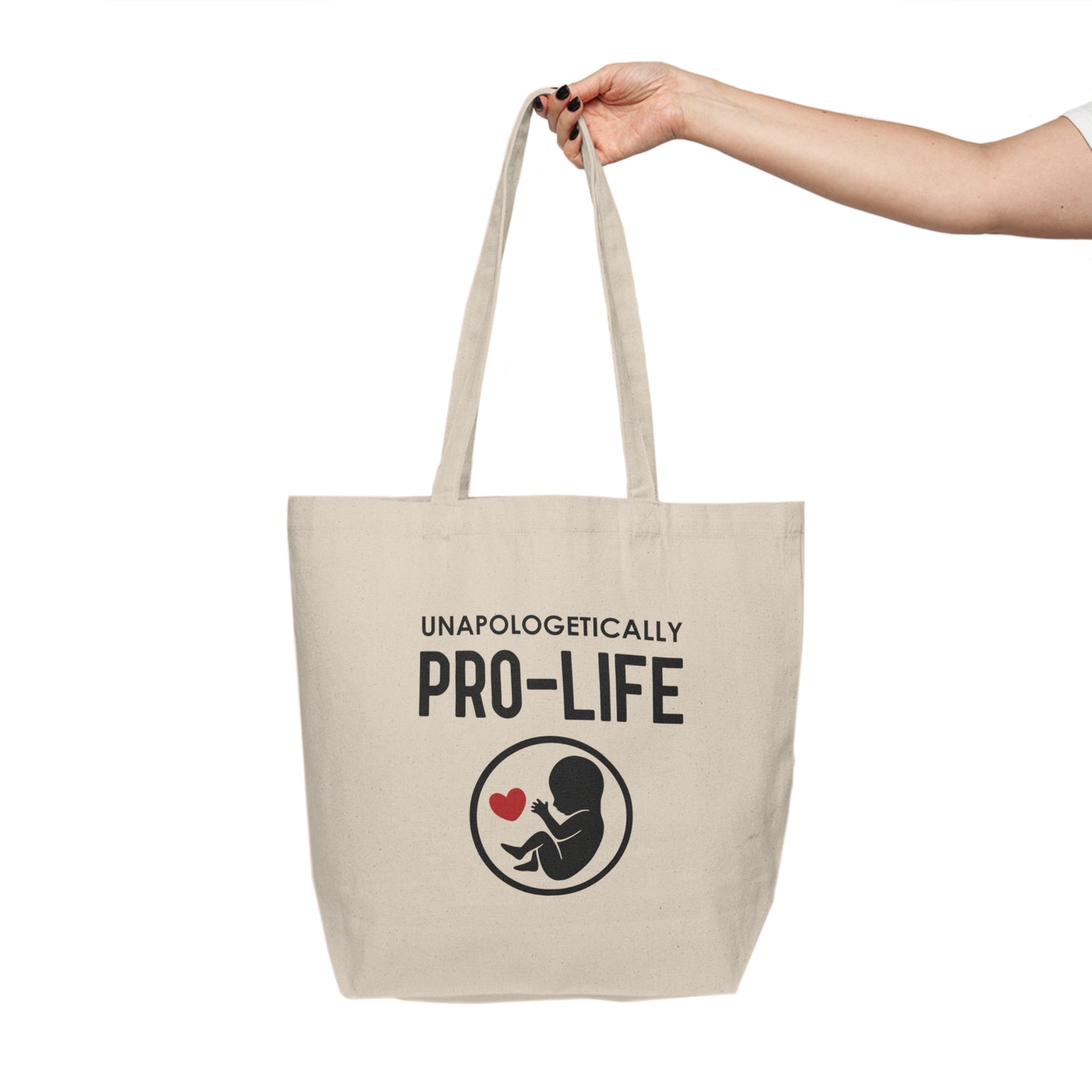 Pro Life - Canvas Shopping Tote