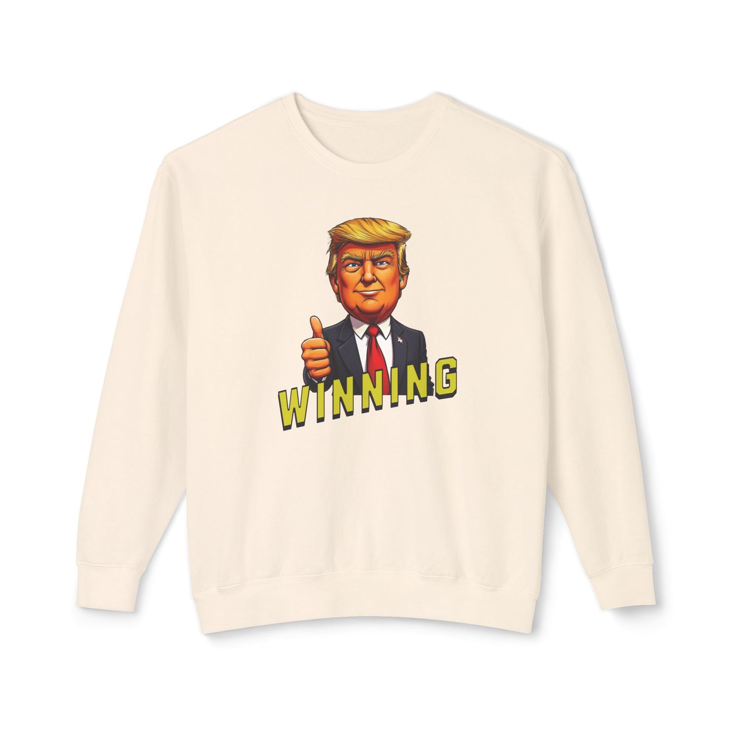 Trump Winning - Ladies Lightweight Crewneck Sweatshirt