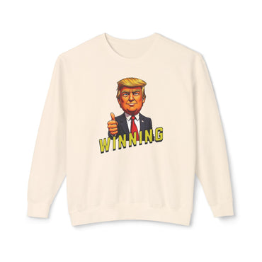 Trump Winning - Ladies Lightweight Crewneck Sweatshirt