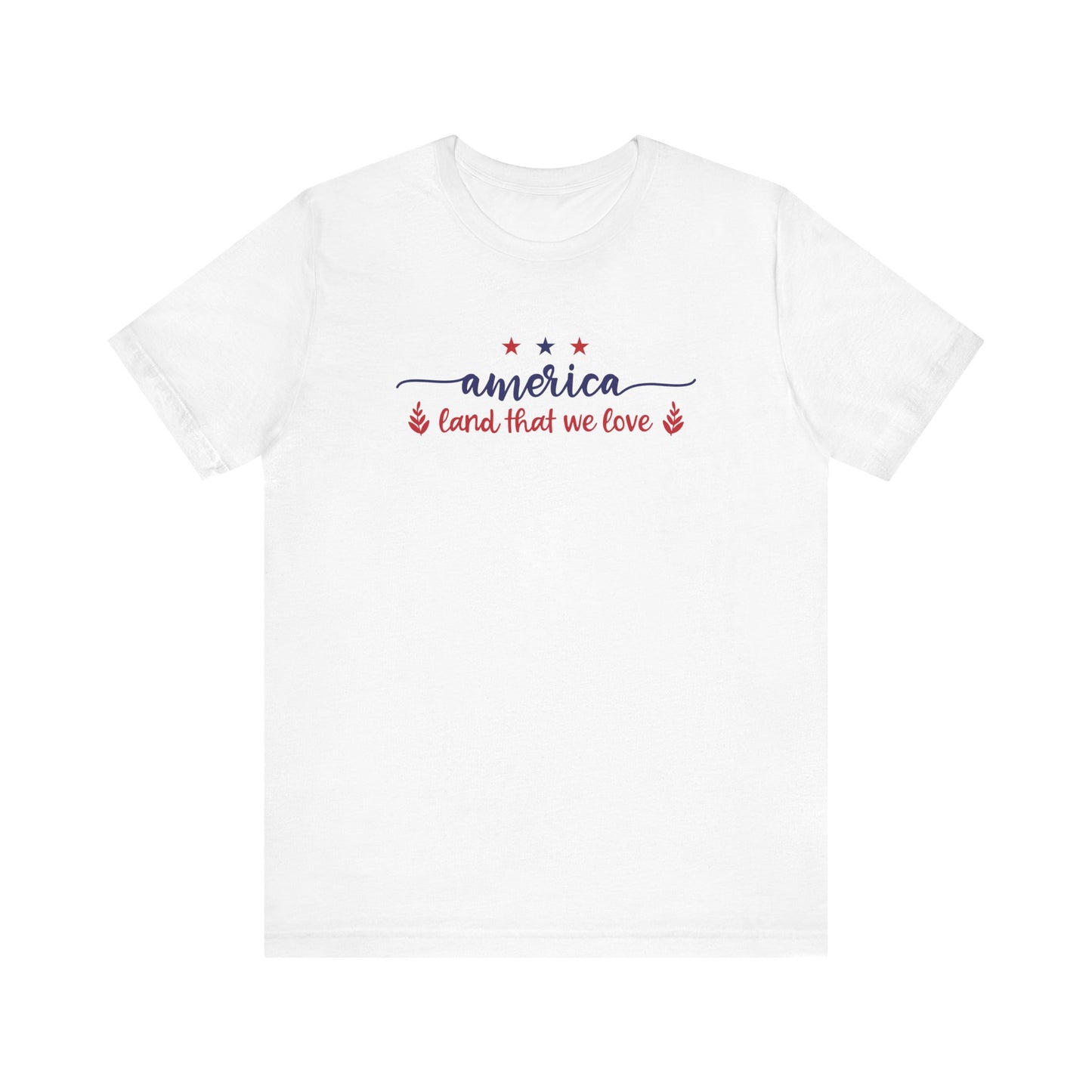 America Land That We Love - Ladies Jersey Short Sleeve Tee