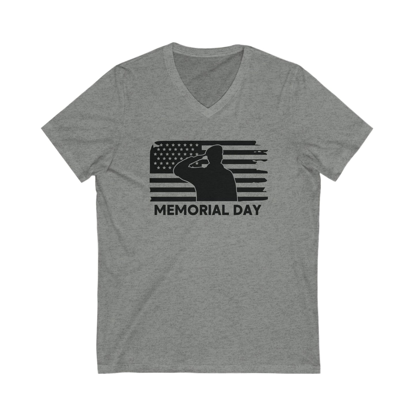 Memorial Day - Men's Jersey Short Sleeve V-Neck Tee