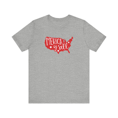 Merica Yall - Ladies Jersey Short Sleeve Tee