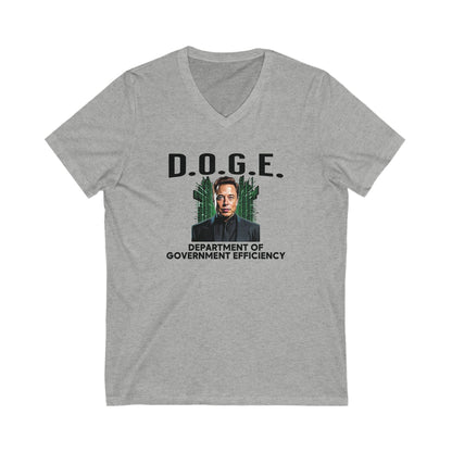 DOGE - Men's Jersey Short Sleeve V-Neck Tee