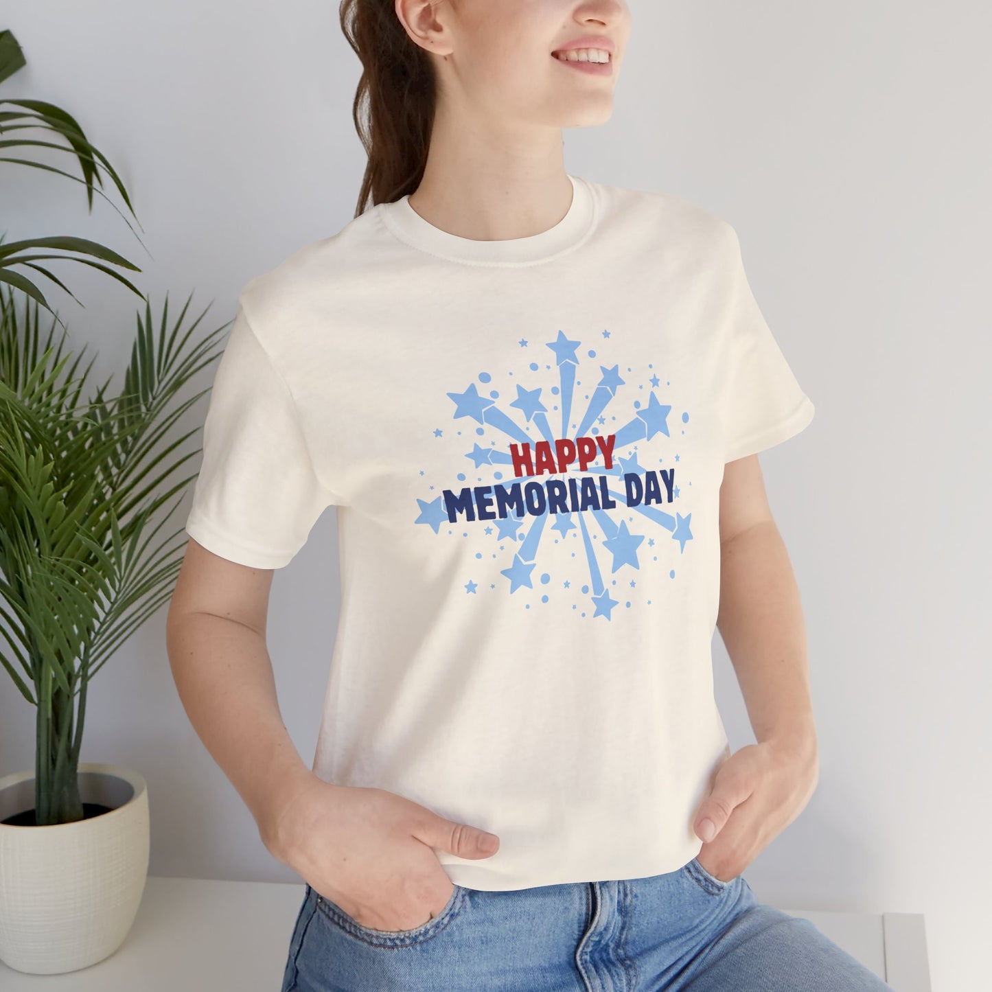 Happy Memorial Day - Ladies Jersey Short Sleeve Tee