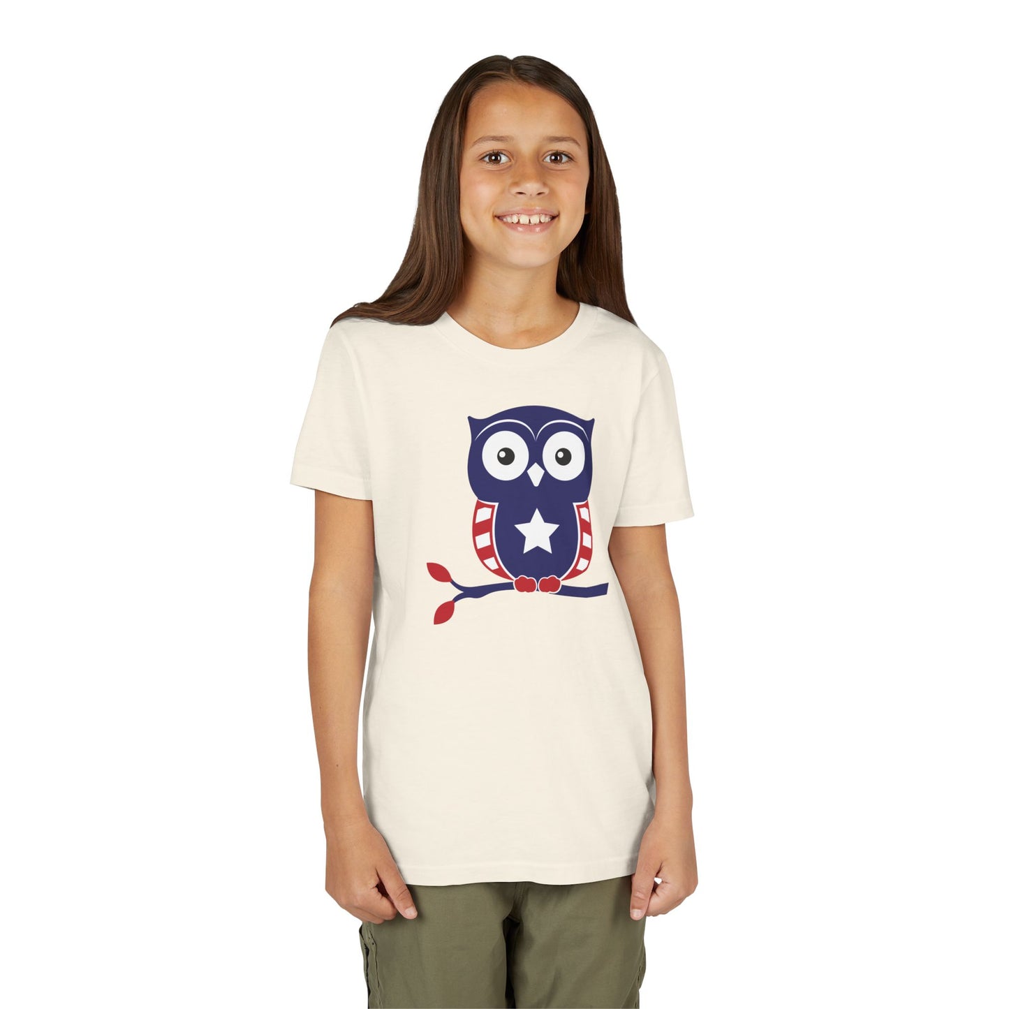 American Owl - Girls Youth Short Sleeve Tee