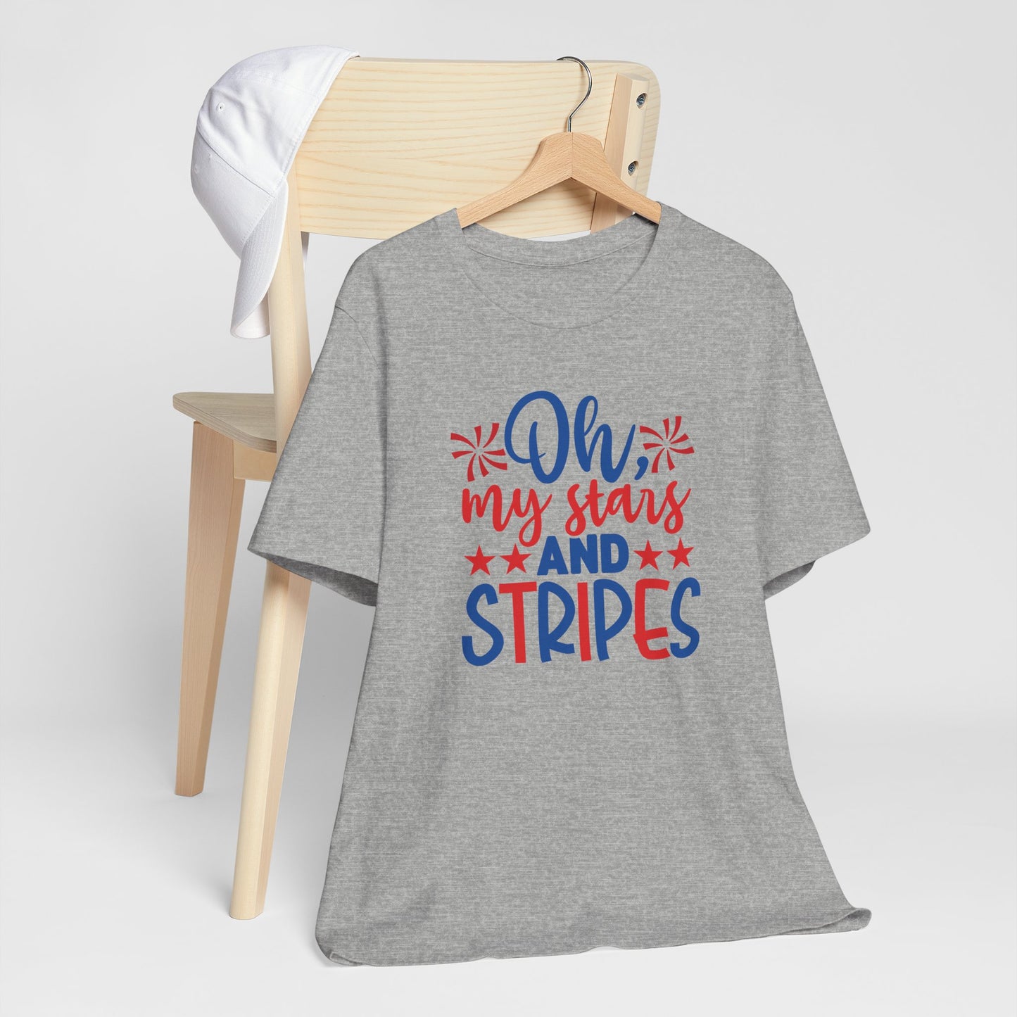 Oh My Stars And Stripes - Men's Jersey Short Sleeve Tee