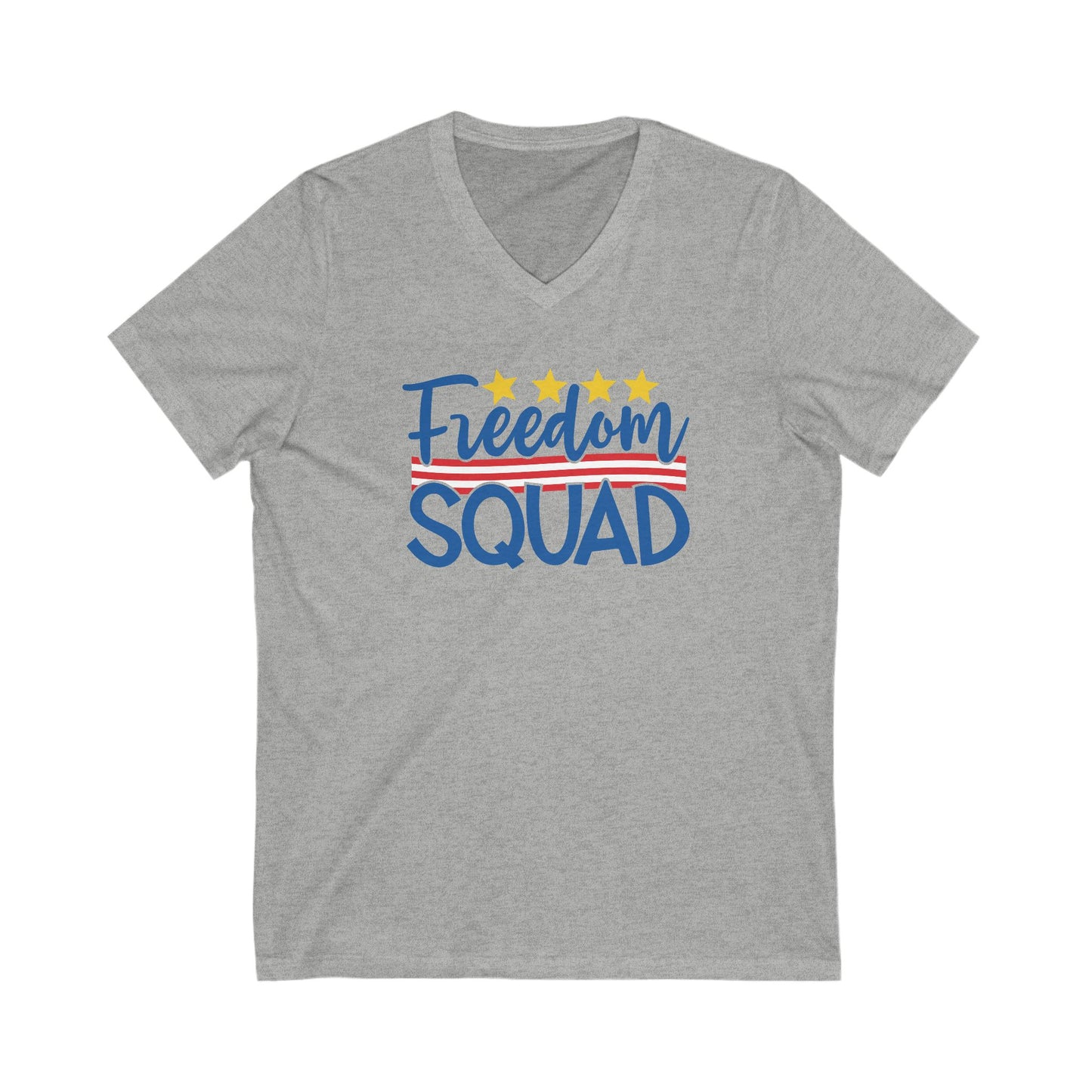 Freedom Squad - Ladies Jersey Short Sleeve V-Neck Tee