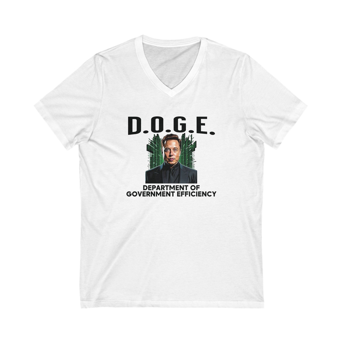 DOGE - Men's Jersey Short Sleeve V-Neck Tee