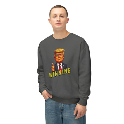 Trump Winning - Men's Lightweight Crewneck Sweatshirt