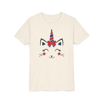 American Cat - Girls Youth Short Sleeve Tee