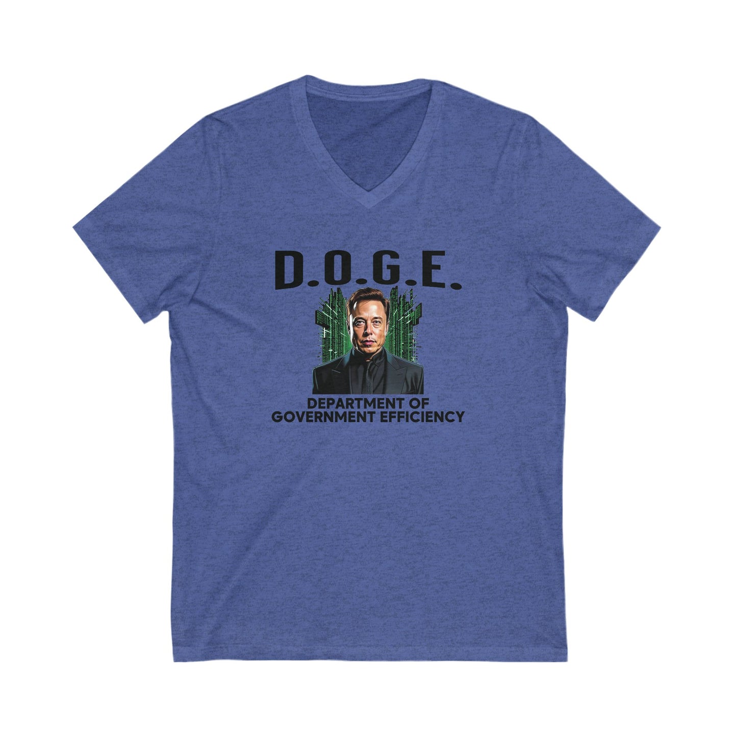 DOGE - Men's Jersey Short Sleeve V-Neck Tee