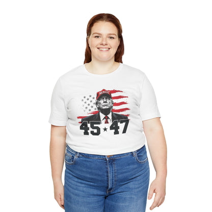 Trump 45 47 -  Ladies Jersey Short Sleeve Tee