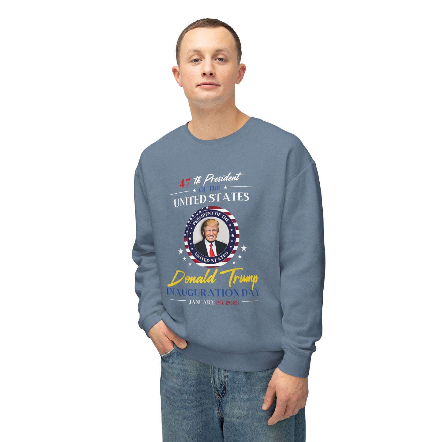 Trump Inauguration - Men's Lightweight Crewneck Sweatshirt