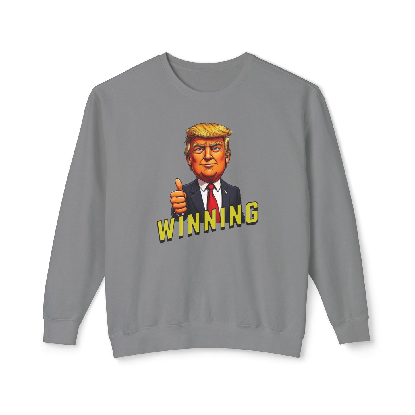 Trump Winning - Ladies Lightweight Crewneck Sweatshirt