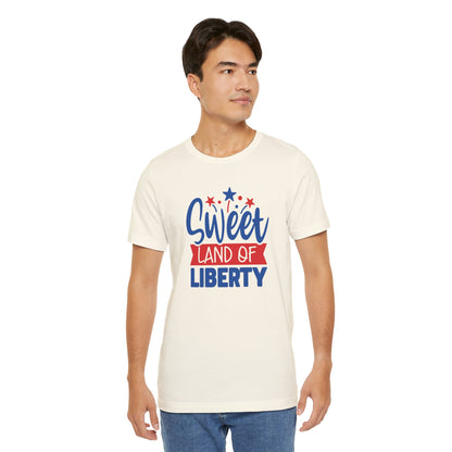 Sweet Land Of Liberty -  Men's Jersey Short Sleeve Tee