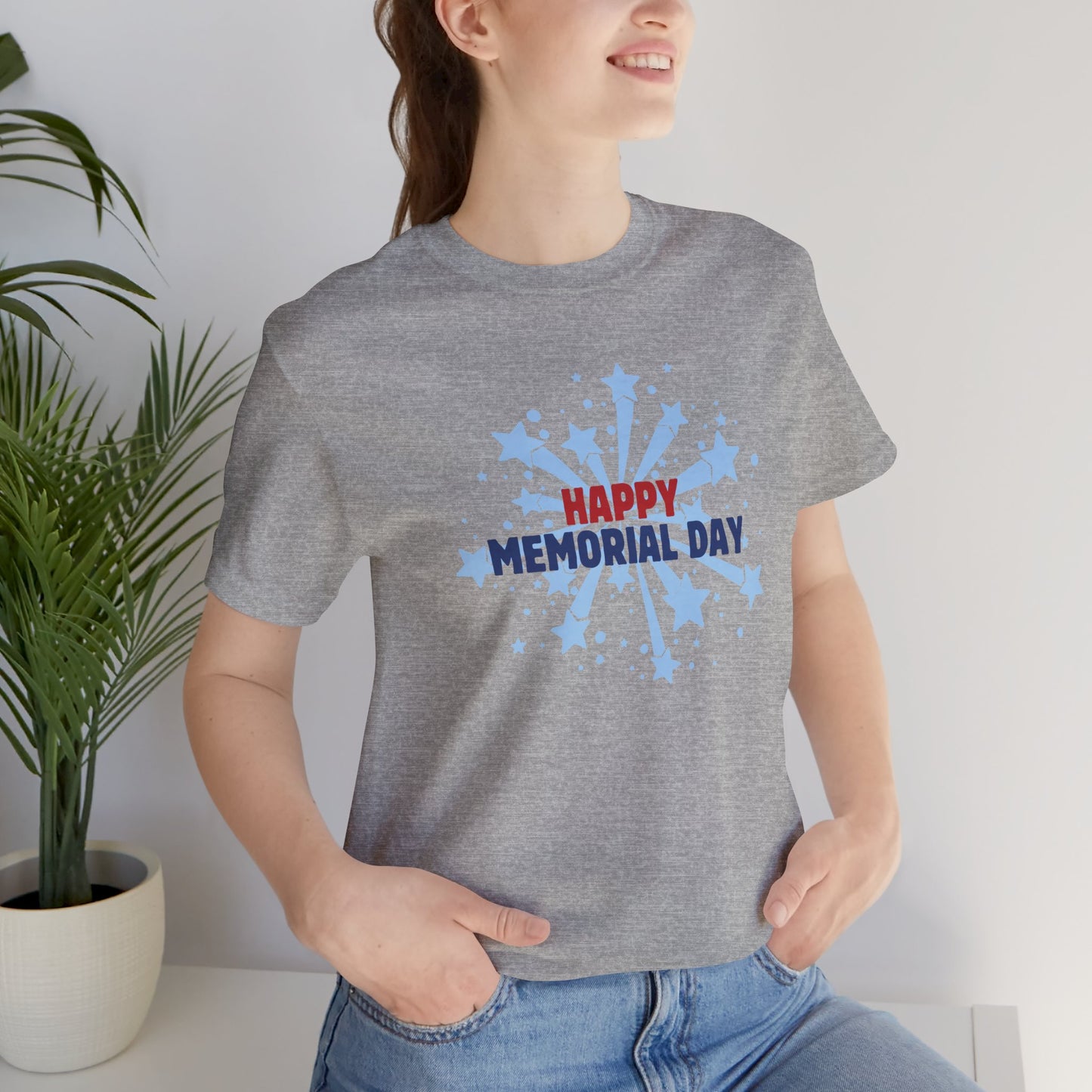 Happy Memorial Day - Ladies Jersey Short Sleeve Tee