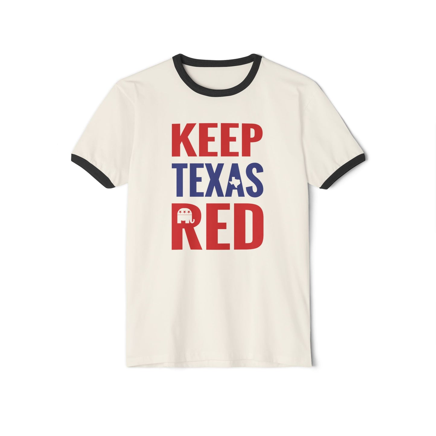 Keep Texas Red - Cotton Ringer T-Shirt