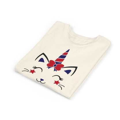 American Cat - Girls Youth Short Sleeve Tee