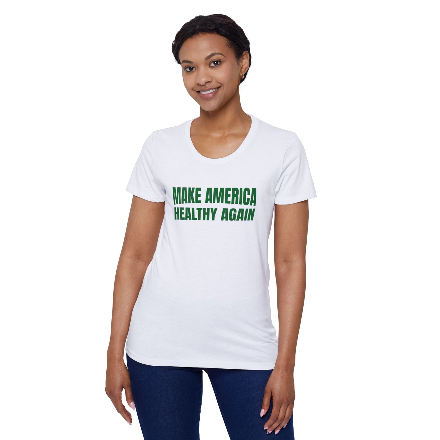 Make America Healthy Again - Ladies Organic Short Sleeve T-Shirt