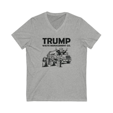 Trump Waste Management -  Men's Jersey Short Sleeve V-Neck Tee