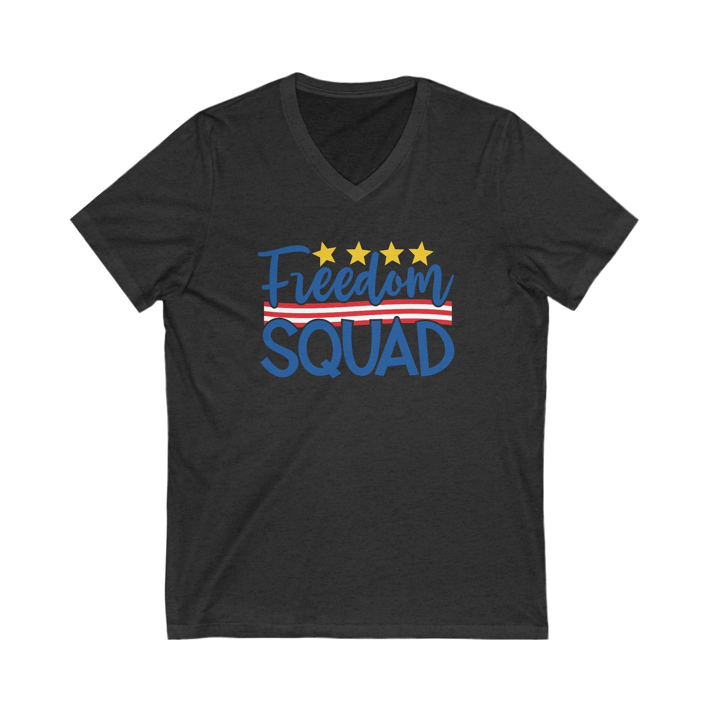 Freedom Squad - Men's Jersey Short Sleeve V-Neck Tee