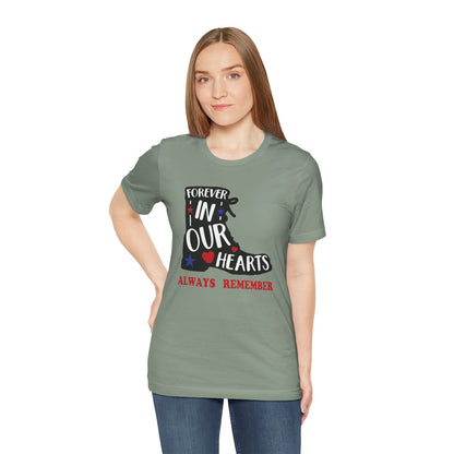 Forever In Our Hearts Boot - Ladies Jersey Short Sleeve Tee