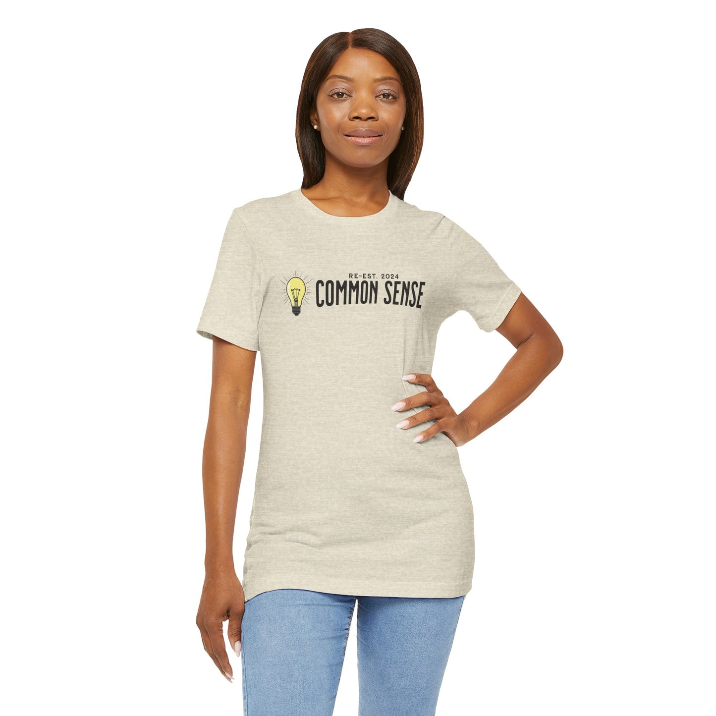 Common Sense - Ladies Jersey Short Sleeve Tee