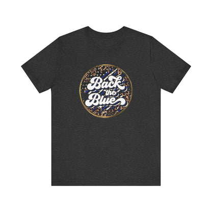 Back The Blue - Ladies Jersey Short Sleeve Tee