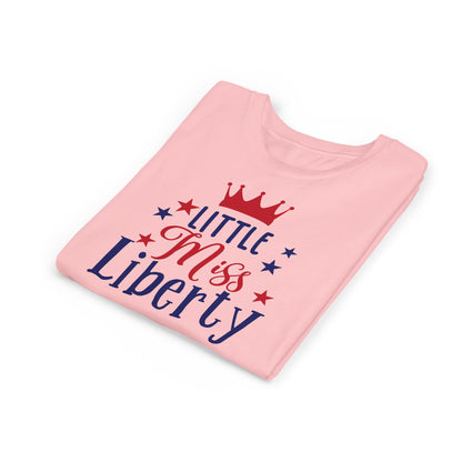 Little Miss Liberty - Girls Youth Short Sleeve Tee