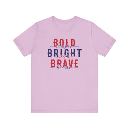 Bold Bright Brave - Ladies Jersey Short Sleeve Tee