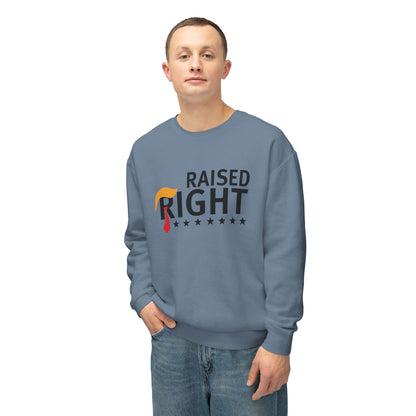 Raised Right - Men's Lightweight Crewneck Sweatshirt